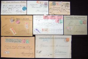 Több mint 400 levél, levelezőlap, képeslap az 1880-1940-es évekből sok érdekességgel / More than 400 covers, postcards, picture postcards from 1880-1940 with many better pieces
