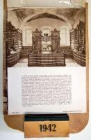 1942 Történelmi gyógyszertár-kalendárium. Falinaptár gyógyszertárak képeivel és győgyszer/ész-történ...