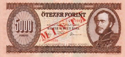 1992 5000Ft "Minta" fny és perforáció T:I- RR!!