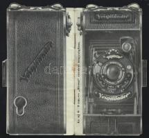 Voigtländer fényképezőgép-formájú reklám katalógus / Camera advertising 16p