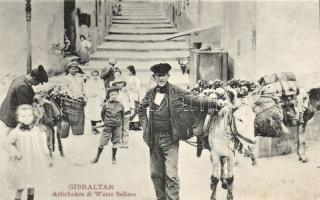 Gibraltar artichokes and water sellers
