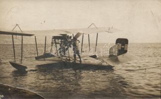 Biplane on water photo (EB)