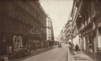 Paris Rue de Douai with Hotel Fiat and Caves de France