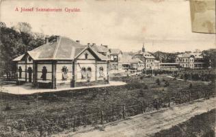 Gyula József Szanatórium (kis fotóval)