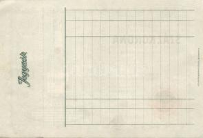 Arad 1913.május 1. Reklámszámla 100K-ról, Andrényi Kálmán és Utódai kiadásában T:I