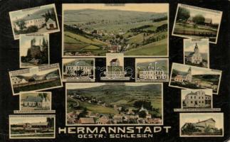 Hermanovice (Hermannstadt) with restaurants and shops
