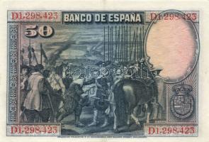 Spanyolország 1925. 100P (2x) + 1000P + 1927. 500P + 1928. 50P T:II,III