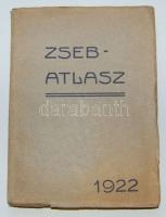 Magyar Földrajzi Intézet: Zsebatlasz az 1922. évre 96p.