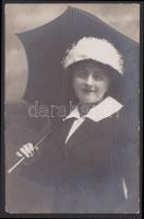 Pázmán Ferencné Kasper Gizella színésznő dedikált fotólap