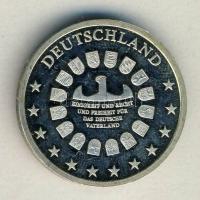 Németország DN. "Római Paktum" Ag emlékérem (7.9g) T:PP