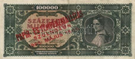 1946. 10.000.000P "Forradalmaink pénzei kiállítás a Szigetvári várban 1964..." felülbélyegzéssel + 100.000.000P + 1.000.000.000MP mindkettő "Forradalmi pénzkiállítás-ki mit gyűjt Dorog 1967..." felülbélyegzéssel + 100.000MP + 1.000.000.000MP mindkettő "Papír- és fémpénzkiállítás Szolnokon...." felülbélyegzéssel + 5Ft emigrációs Kossuth bankó kemény papírra nyomtatva hátlapon "Forradalmaink pénzei..."felülbélyegzéssel + Meghívó a Kossuth Lajos emlékkiállítás megnyitójára T:I,II,III