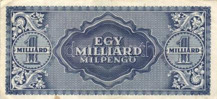 1946. 10.000.000P "Forradalmaink pénzei kiállítás a Szigetvári várban 1964..." felülbélyeg...