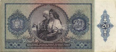 1930. 100P + 1932. 50P + 1936. 10P + 1945. 20P mindegyik zöld "Kerületi Pártvezető Kőszeg"...