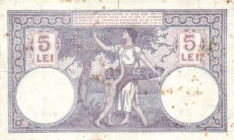 Románia/német megszállás I.V.H. 1917. 25B, 1L mindkettő román felülbélyegzéssel + Románia 1915. 2L +...