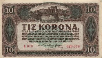 1914. 50K "Citta di Fiume" felülbélyegzéssel + 1919.augusztus 9. 20K + 1920. 20f, 50f (2x)...