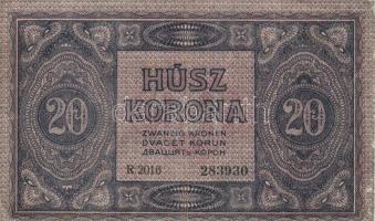 1914. 50K "Citta di Fiume" felülbélyegzéssel + 1919.augusztus 9. 20K + 1920. 20f, 50f (2x)...