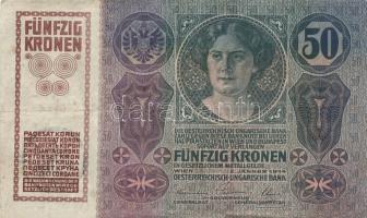 1914. 50K "Citta di Fiume" felülbélyegzéssel + 1919.augusztus 9. 20K + 1920. 20f, 50f (2x)...