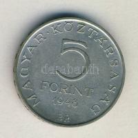 1948. 5Ft Ag "Petőfi" T:2