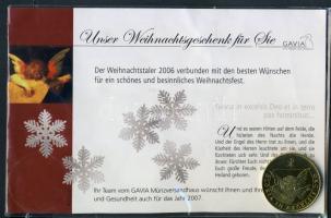 Németország 2006. Weihnachtstaler karácsonyi jókívánság érem bontatlan borítékban T:1