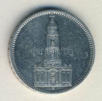 Német 3. Birodalom 1935A. 5M "Garnisonkirche" Ag T:2