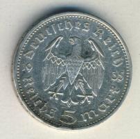 Német 3. Birodalom 1935G. 5M "Hindenburg" Ag T:2