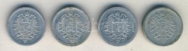 Német Birodalom 1917A 1pf (4x) T:2,3