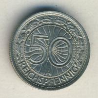 Német Birodalom / Weimari Köztársaság 1936A 50pf T:2+