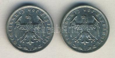 Német 3. Birodalom 1934E 1M (2x) T:2+,2