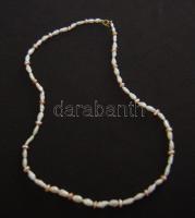 Tenyésztett folyami gyöngynyaklánc díszdobozkában