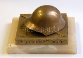 Svájc/Luzern 1939. Lövészdíj Br és márvány T:2