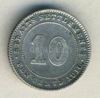 Straits Settlements 1910. 10c Ag T:2