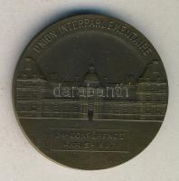 Franciaország 1927. Interparlamentáris unió konferencia Br emlékérem 50mm szign.: Henri Dubois T:2 / France 1927. Inter-Parliamentary Union conference Br medallion