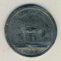 M.Donner: József osztrák főherceg ón emlékérem 45mm T:3 ph