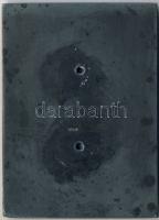 1935. "UTE-50 év" szögletes hadifém emlékplakett 74x53mm Szign.:Martinelli J. T:2