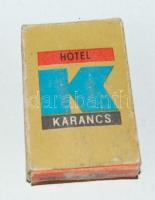 cca 1970 Hotel Karancs használatlan hotelszappan / Unused hotel soap