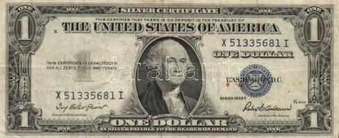 USA/Silver Certificate 1935D 1$ + 1935F 1$ T:III