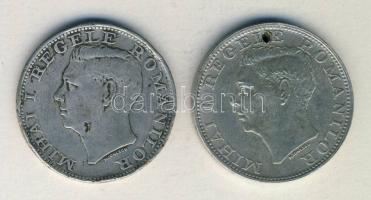 Románia 1944. 500L Ag (2x) T:2- ly.,3 ph