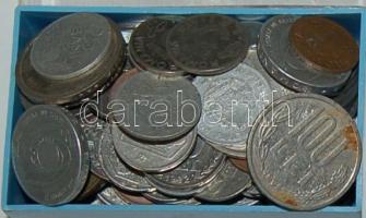 Románia kis fémpénz tétel, összesen 118db T:vegyes