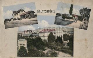 Balatonfüred vasútállomással (Rb)