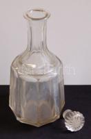 Csiszolt likőrös üveg monogrammal / Liqueur glass 23 cm