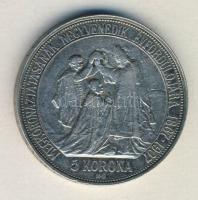 1907. 5K Ag "Koronázási évforduló" "BIZALMAM..." peremirat T:2