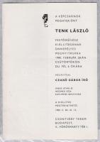 1980 Tenk László festőművész dedikált kiállítási katalógusa