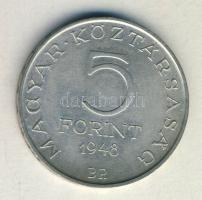 1948. 5Ft Ag "Petőfi" T:2+/2