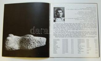 1970 MÉszáros Dezső szobrász dedikált kiállítási katalógusa