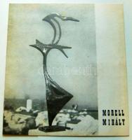 1971 Morell Mihály szobrász dedikált kiállítási katalógusa