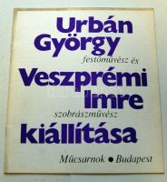 1971 Urbán György festőművész dedikált kiállítási katalógusa