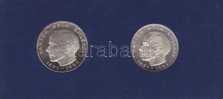 1961. 25Ft Ag + 50Ft Ag "Bartók Béla" T:P Eredeti MNB plasztiktokban!