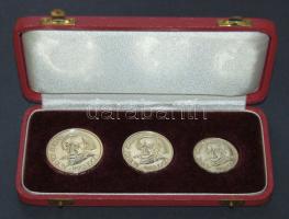 1961. 25Ft Ag + 50Ft Ag + 100Ft Ag "Kodály" sor eredeti díszdobozban T:BU