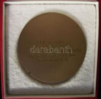 1980. Lenin Br plakett 50 éves párttagság emlékére díszdobozban T:1