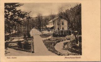 Menyházafürdő park